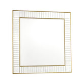 Laura Ashley Clemence Square Mirror Gold Leaf 90cm