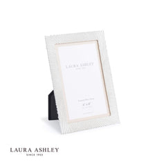 Laura Ashley Sealand Photo Frame Polished Silver 4x6 Inch