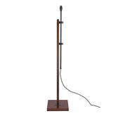 Laura Ashley Burdale Adjustable Floor Lamp Wood and Brass