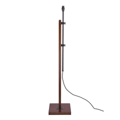 Laura Ashley Burdale Adjustable Floor Lamp Wood and Brass