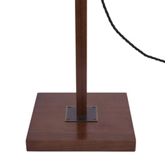 Laura Ashley Burdale Adjustable Floor Lamp Wood and Brass