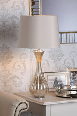 Laura Ashley Nevern Table Lamp Champagne Glass