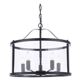 Laura Ashley Harrington 5 Light Lantern Black