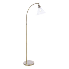 Isaac Floor Lamp Antique Brass