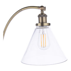 Isaac Floor Lamp Antique Brass