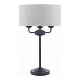 Laura Ashley Sorrento Table Lamp 3 Light Black