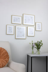 Laura Ashley Alisa Photo Frame Matt Gold (Set of 6)