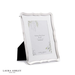 Laura Ashley Glasbury Photo Frame Polished Nickel 5x7 Inch