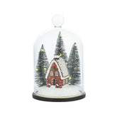 Laura Ashley Gingerbread House lit Cloche
