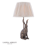 Laura Ashley Hare Table Lamp Antique Bronze With Shade