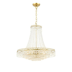 Laura Ashley Enid 5 Light Grand Chandelier Matt Antique Brass