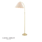 Laura Ashley Cordwell Floor Lamp Matt Antique Brass With Shade
