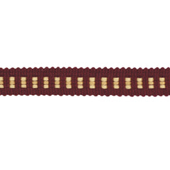 Laura Ashley Narrow Braid, Cranberry