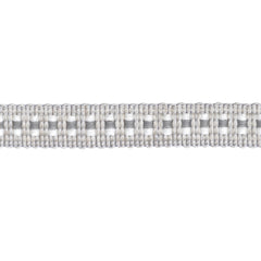 Laura Ashley Narrow Braid, Pale Steel