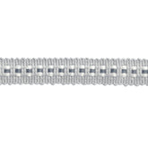 Laura Ashley Narrow Braid, Slate White