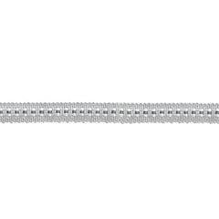 Laura Ashley Narrow Braid, Slate White
