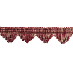 Laura Ashley Fan Edge Braid, Cranberry