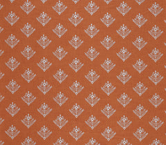 Laura Ashley Fabric Lady Fern Embroidery Tomato