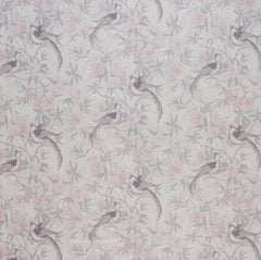 Laura Ashley Fabric Osterley Birds - Moonbeam