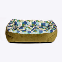 Laura Ashley Thistle Patchwork Lounger Pet Bed