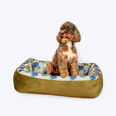 Laura Ashley Thistle Patchwork Lounger Pet Bed