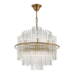 Lukas Pendant Antique Gold and Glass LUK1735