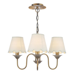 Lydian 3 Light Pendant Antique Bronze Fitting Only