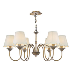 Lydian 6 Light Pendant Antique Bronze Fitting Only