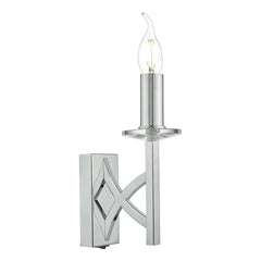 Lyon Wall Light Polished Chrome & Crystal
