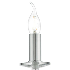 Lyon Wall Light Polished Chrome & Crystal
