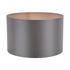 Lyris Grey Cotton Drum Shade 35cm