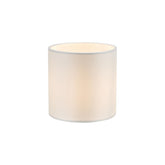 Lyris Ivory Cotton Drum Shade 12cm