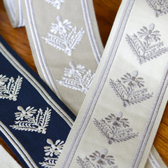 Laura Ashley Borders - Lady Fern, Steel