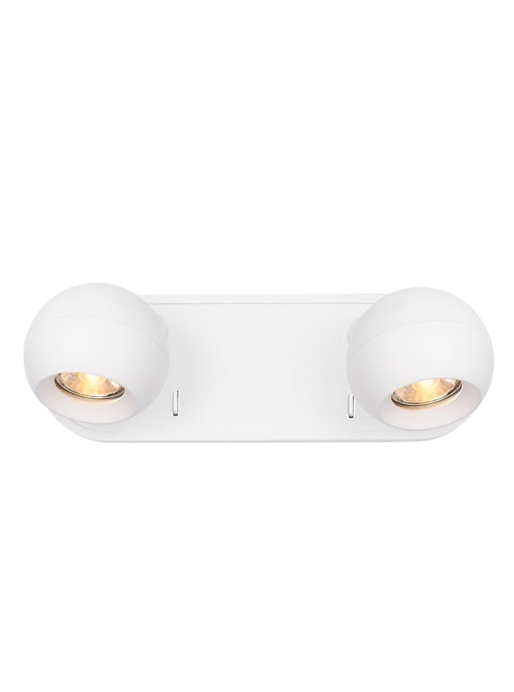 Lens 2lt Spot matt white