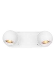Lens 2lt Spot matt white