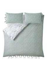 Laura Ashley Loveston Newport Blue Duvet Cover and Pillowcase Set