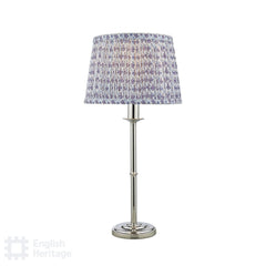 English Heritage Marble Hill Table Lamp Polished Nickel