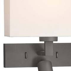 Modena Wall Light Brushed Bronze With Shade LED