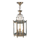 Moorgate Hexagonal Hall Lantern Dual Mount Antique Brass