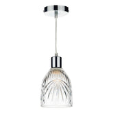 Motif Easy Fit Pendant Clear Glass