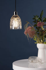 Motif Easy Fit Pendant Clear Glass