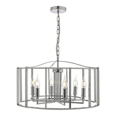 Myka 6lt Polished Chrome Lantern Dar Lighting MYK0650