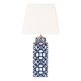 Mystic Table Lamp Blue And White Base Only