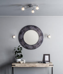 Nakita Wall Light Polished Chrome With Clear/Opal Glass