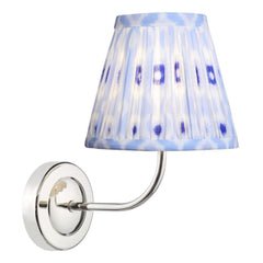 Navarro Rechargeable Wall Light Polished Nickel With Shade LED