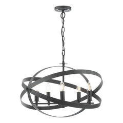 Nitya 5 Light Pendant Matt Black