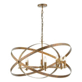 Nitya 8 Light Pendant Mottled Copper dar Lighting