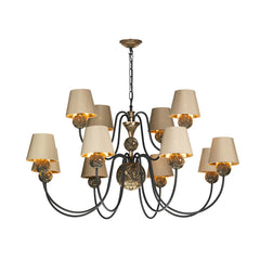 David Hunt Lighting Novella 12 Light Chandelier