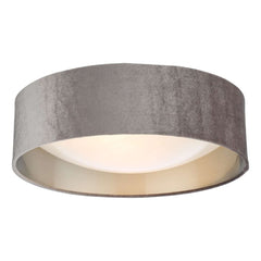 Nysa 2 Light Flush Velvet Mink 40cm