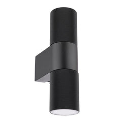 Obi 2 Light Outdoor Wall Light Matt Black IP54